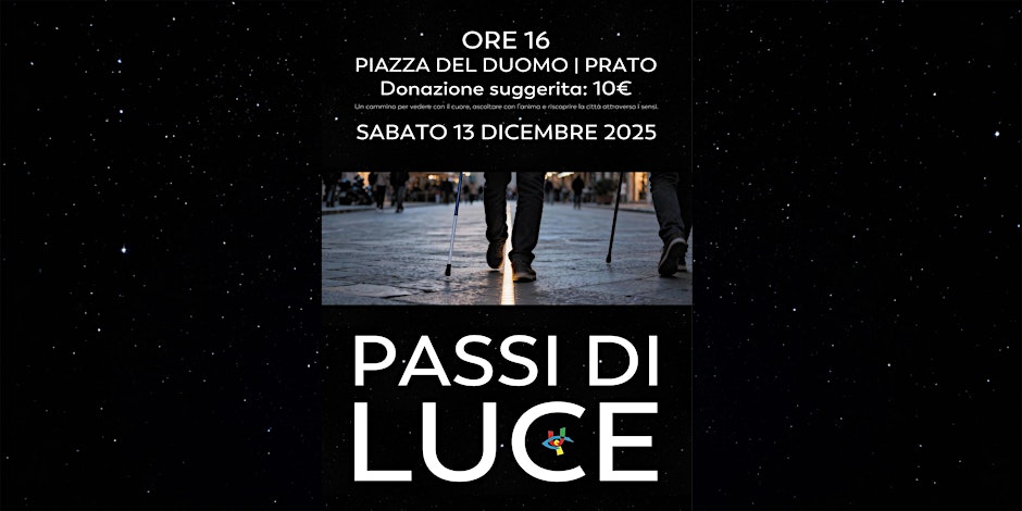 “Passi di Luce”: un percorso sensoriale per esplorare Prato con l’inclusione