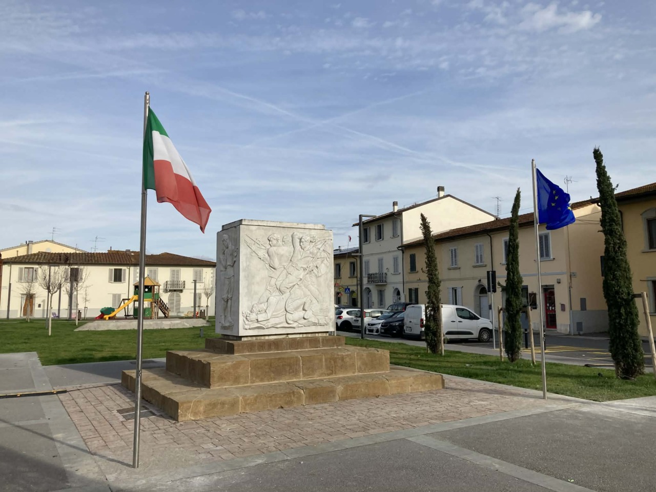 Rinnovato il monumento ai caduti in piazza XX Settembre