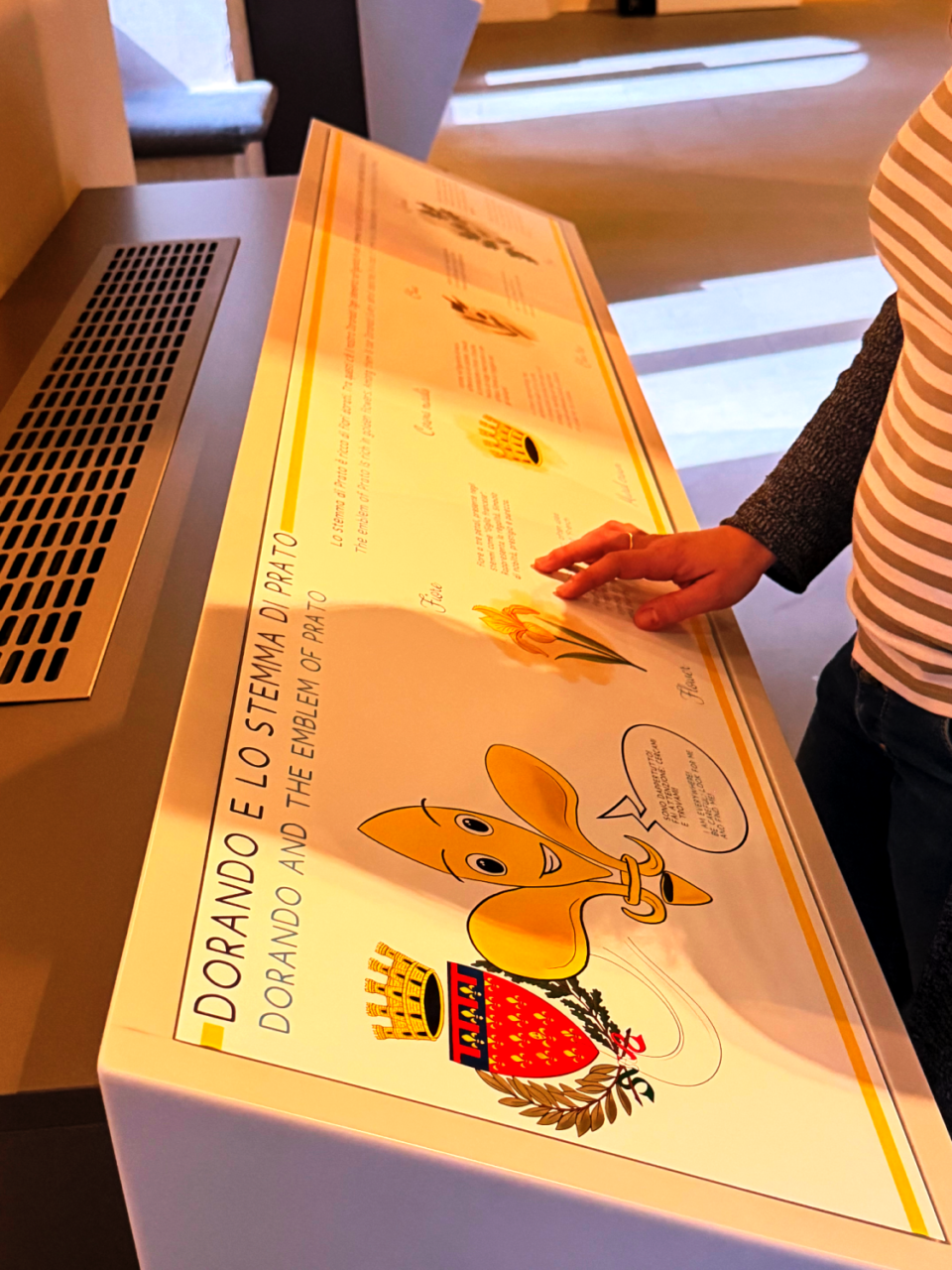 Dorando: la mascotte che avvicina i bambini al Museo di Palazzo Pretorio